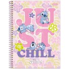 Caderno 1 Matéria Stitch Disney 80 Folhas Foroni