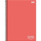 Caderno 1 Matéria Class Colorido 80 Folhas Foroni