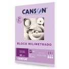 Papel Milimetrado A4 60g 50 Folhas Canson