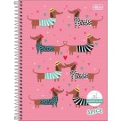Caderno Quadriculado 1x1cm Spice 80fls Tilibra
