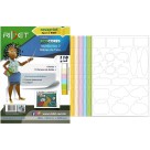 Bloco Ecocores A4 Multiformas 2 Balões de Fala 110g 24fls Ridet
