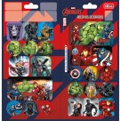 Cartela de Adesivos Duplo - Avengers Tilibra