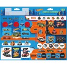 Cartela de Adesivos Duplo G - Hot Wheels Tilibra