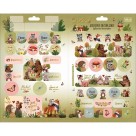 Cartela de Adesivos Duplo G - Loveland Tilibra