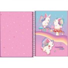 Caderno 10 Matérias Bunnyfly 160fls Tilibra