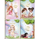 Caderno 10 Matérias Jolie 160fls Tilibra