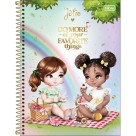 Caderno 10 Matérias Jolie 160fls Tilibra