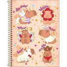 Caderno 1 Matéria Capyclub 80 Folhas Tilibra