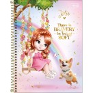 Caderno 1 Matéria Jolie 80fls Tilibra