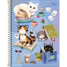 Caderno 1 Matéria Purrfect Cats 80fls Tilibra