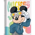 Caderno 1 Matéria Mickey Real Life 80fls Tilibra