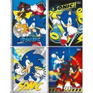 Caderno 1 Matéria Sonic 80fls Tilibra