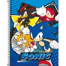 Caderno 1 Matéria Sonic 80fls Tilibra
