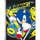 Caderno 1 Matéria Sonic 80fls Tilibra