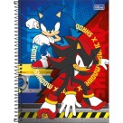Caderno 1 Matéria Sonic 80fls Tilibra