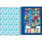 Caderno 1 Matéria Sonic 80fls Tilibra