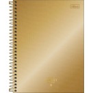 Caderno Colegial 1 Matéria West Village Metalizado 80fls Tilibra