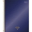 Caderno Colegial 1 Matéria West Village Metalizado 80fls Tilibra