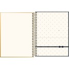 Caderno Colegial 1 Matéria West Village Metalizado 80fls Tilibra