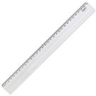 Régua 30cm Transparente Cristal New Line Maxcril