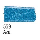 Tinta para Tecido Metálica 37ml - Azul 559 Acrilex