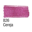 Tinta para Tecido Metálica 37ml - Cereja 826 Acrilex