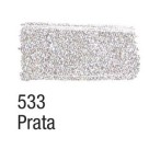 Tinta para Tecido Metálica 37ml - Prata 533 Acrilex