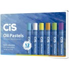 Giz Pastel Oleoso 12 Cores Cis