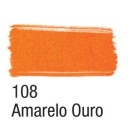 Tinta para Tecido Neon 37ml - Amarelo Ouro 108 Acrilex