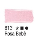Tinta para Tecido 120ml - Rosa Bebê 813 Acrilex