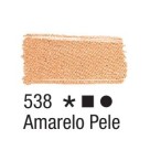 Tinta para Tecido 37ml - Amarelo Pêssego 538 Acrilex