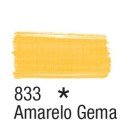 Tinta para Tecido 37ml - Amarelo Gema 833 Acrilex