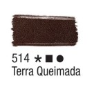 Tinta para Tecido 37ml - Terra Queimada 514 Acrilex