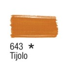 Tinta para Tecido 37ml - Tijolo 643 Acrilex