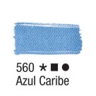 Tinta para Tecido 37ml - Azul Caribe 560 Acrilex