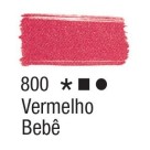Tinta para Tecido 37ml - Vermelho Bebê 800 Acrilex
