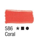 Tinta para Tecido 37ml - Coral 586 Acrilex