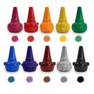 Giz de Cera 10 Cores Encaixa no Dedo Color Joy Leo Leo