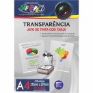 Transparência A4 Jato de Tinta com Tarja 150g 10 Folhas Off Paper