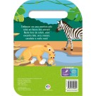Livro de Colorir com Alça - Animais da Selva Ciranda Cultural