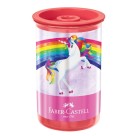 Apontador com Depósito Tubo Unicórnio Faber Castell