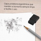Borracha Escolar FC Max Black Pequena Faber Castell