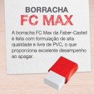 Borracha Escolar Branca FC Max Grande Faber Castell