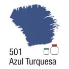 Tinta Acrílica Fosca 37ml - Azul Turquesa 501 Acrilex