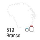 Tinta Acrílica Fosca 37ml - Branco 519 Acrilex