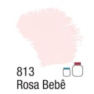 Tinta Acrílica Fosca 37ml - Rosa Bebê 813 Acrilex