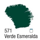 Tinta Acrílica Fosca 37ml - Verde Esmeralda 571 Acrilex