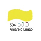 Tinta Acrílica Brilhante 37ml - Amarelo Limão 504 Acrilex