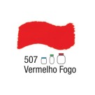 Tinta Acrílica Brilhante 37ml - Vermelho Fogo 507 Acrilex