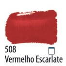 Tinta PVA Fosca 37ml - Vermelho Escarlate 508 Acrilex